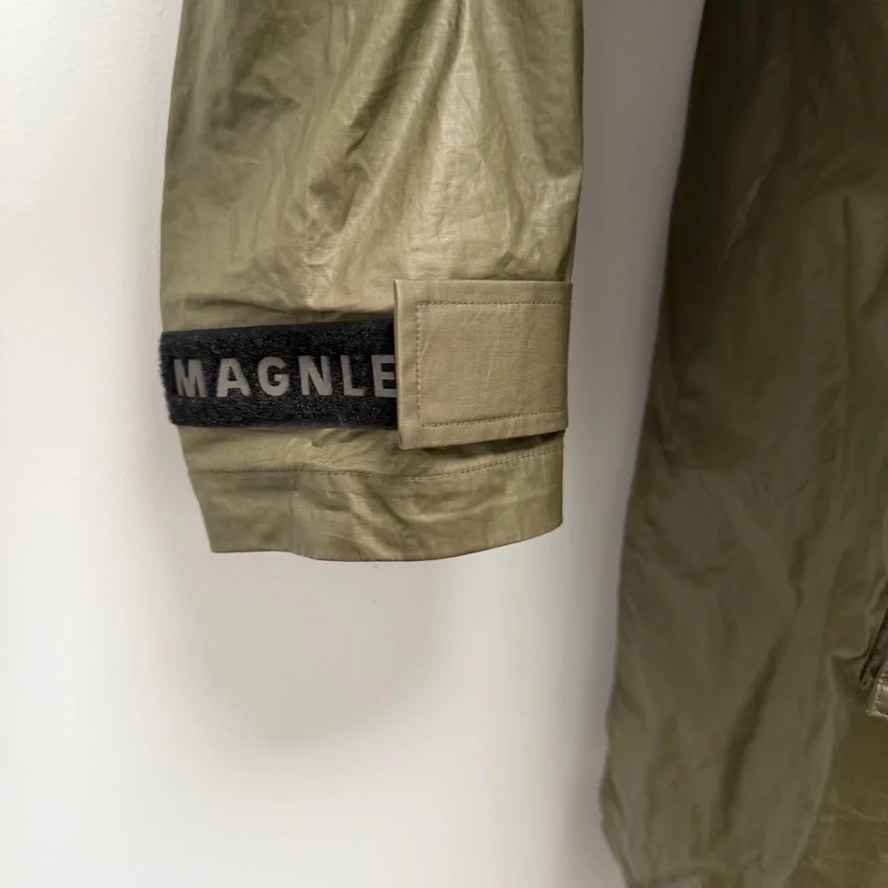 Magnlens Fishtail Olive Green Parka Jacket Size Medium - Picture 10 of 16